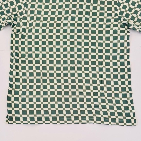 BOGEY BOYS by Macklemore, Tile Button Up Collar Shirt, Green/White, Size SM, NWT - Picture 6 of 11